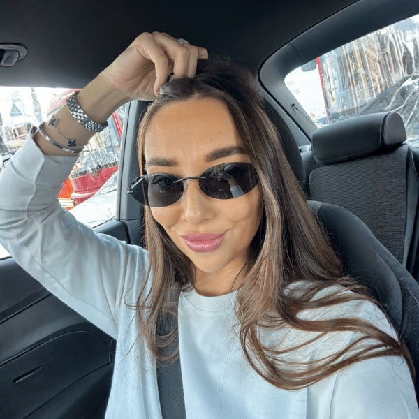 The Santorini Retro Oval Sunglass