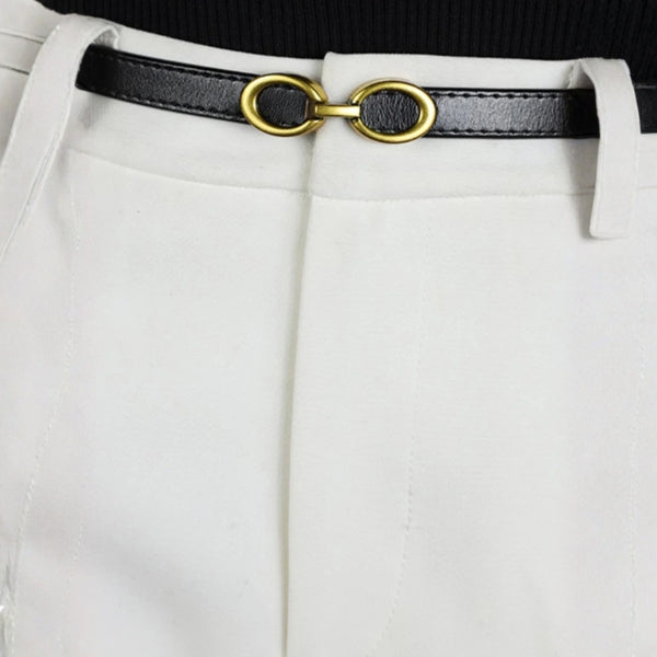 The Portofino Gold-Link Slim Belt