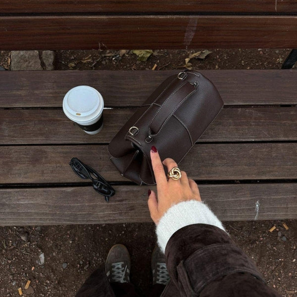 The Vienna Structured Top-Handle Bag