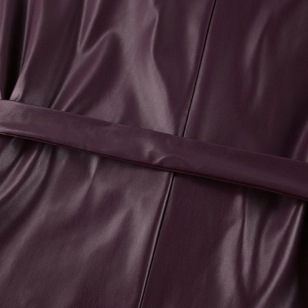 The Milan Belted Leather Jacket