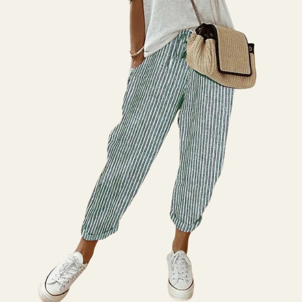 The Riviera Drawstring Tapered Trousers