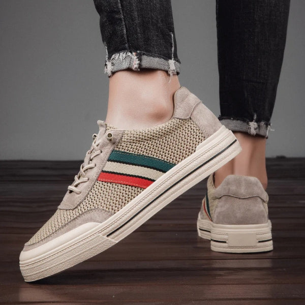 The Riviera Mesh-Detail Sneakers