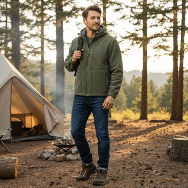 The Nordvik Insulated Hooded Fleece Jacket