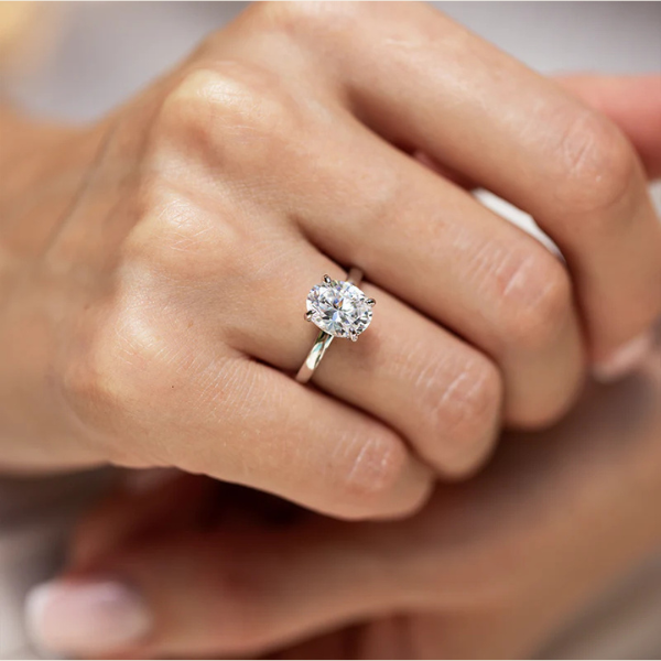 The Aurelia Oval Solitaire Ring