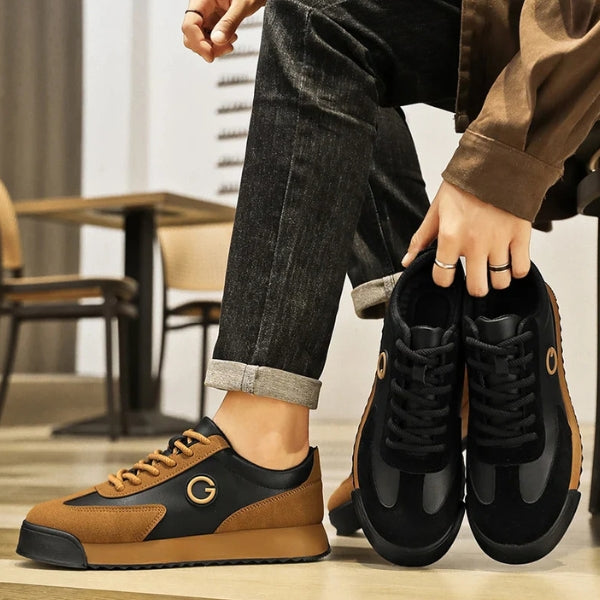 The Riviera Contrast-Sole Sneakers