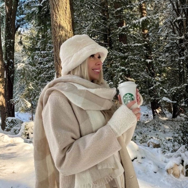 The Montmartre Faux-Fur Bucket Hat