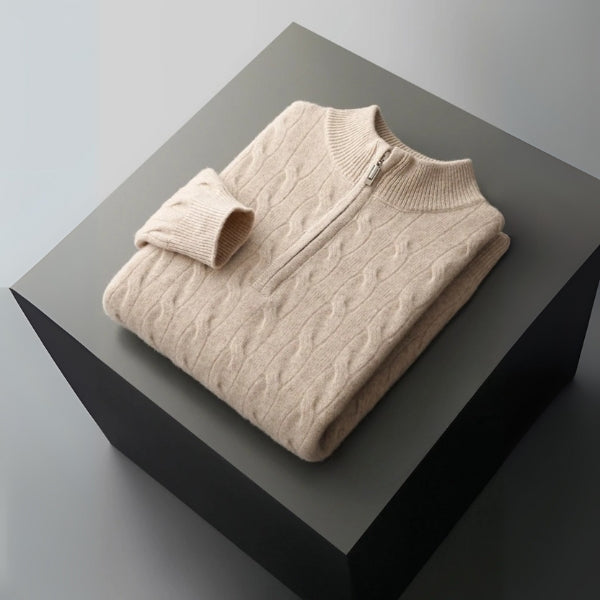 The Lucerne Merino Wool Quarter Zip