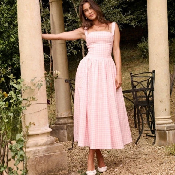 The Provence Corset-Style Midi Dress