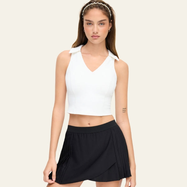 The Palm V-Neck Polo Tank