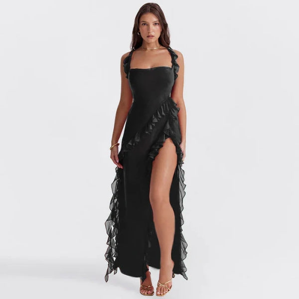 The Marbella Ruffle Maxi Dress