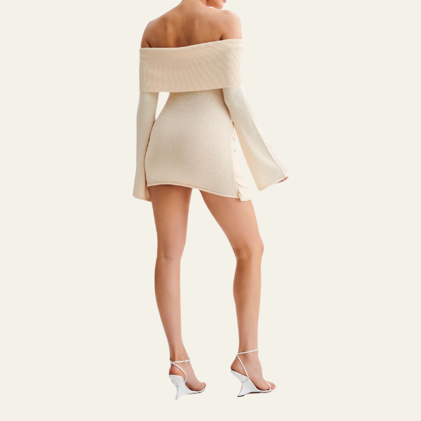 The Milan Off-Shoulder Mini Dress