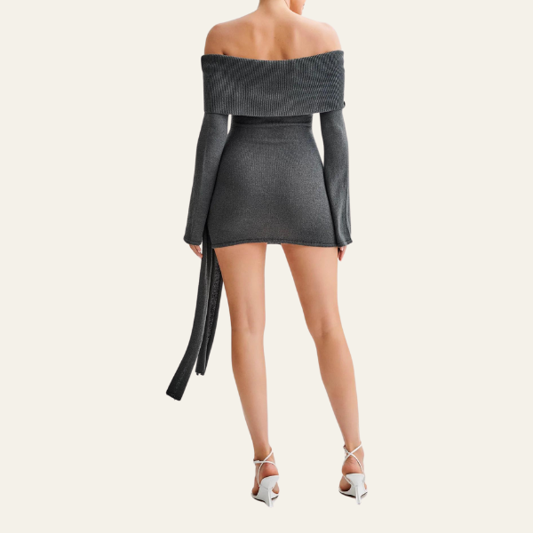 The Milan Off-Shoulder Mini Dress