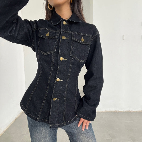 The Valencia Structured Denim Jacket