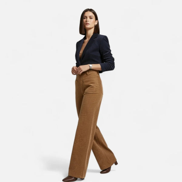 The Siena Corduroy Wide-Leg Trouser