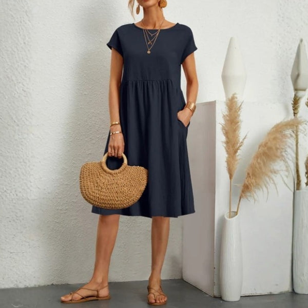 The Amalfi Pocketed Midi Dress