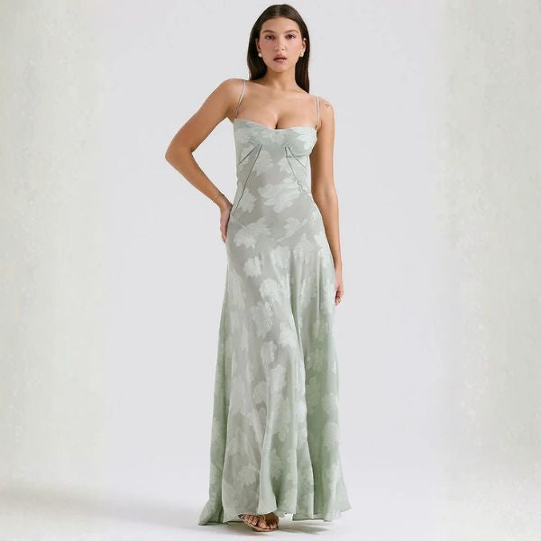 The Elowen Floral Lace Maxi Dress