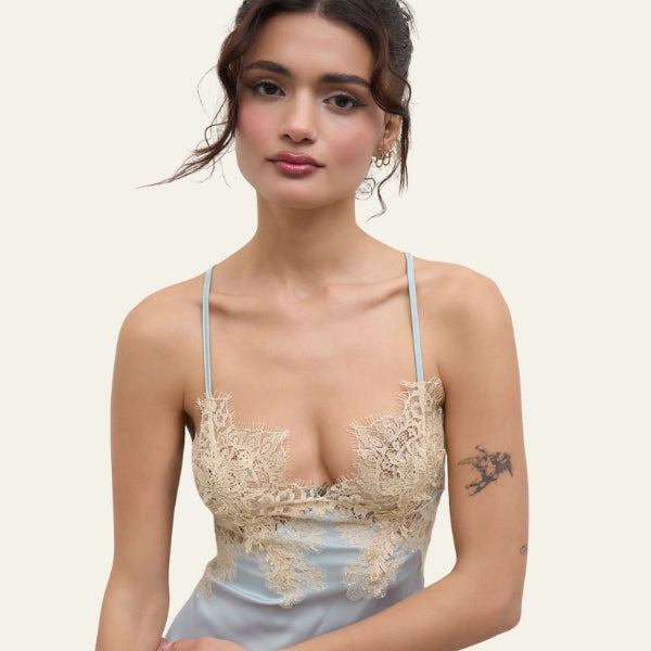 The Riviera Criss-Cross Lace Lingerie Set