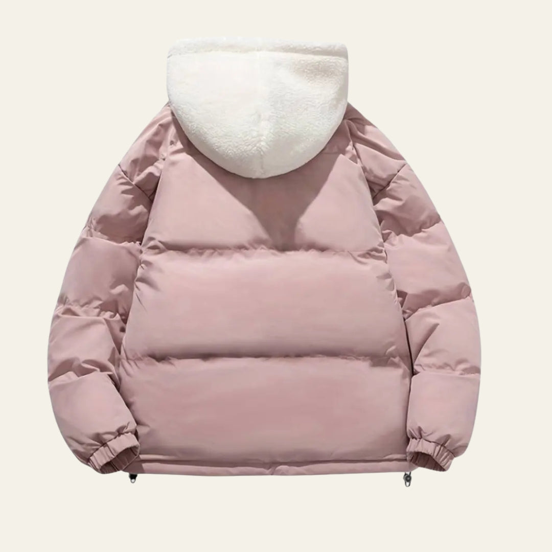 The Aspen Fleece-Lined Hooded Puffer Jacket