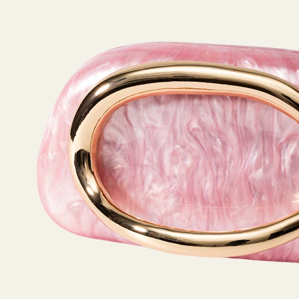 The Capri Sculptural Handle Clutch