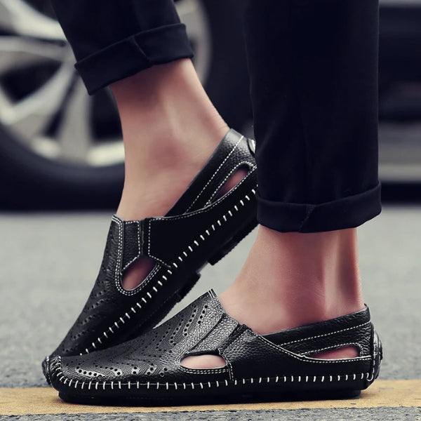The Riviera Perforated Slip-On Loafers