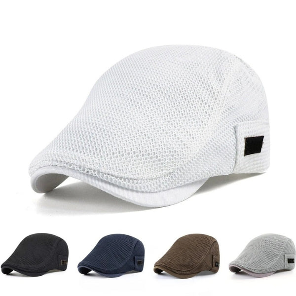 The Capri Mesh Flat Cap