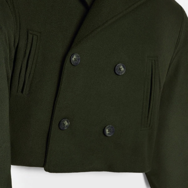 The Copenhagen Wool Cropped Coat