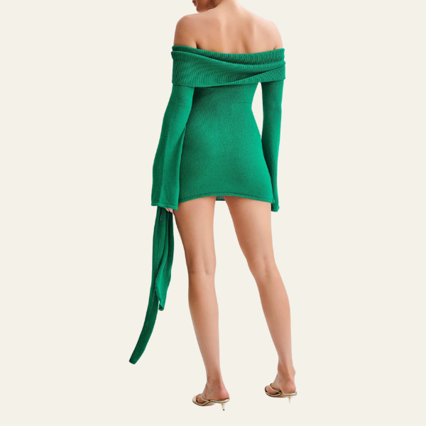 The Milan Off-Shoulder Mini Dress