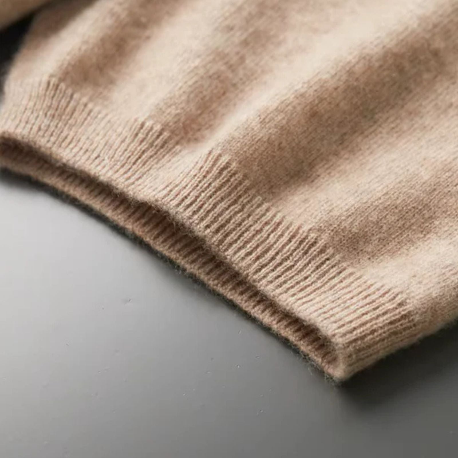 The Vienna Cashmere Mock Neck T-Shirt