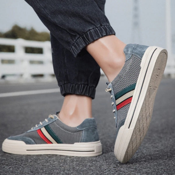 The Riviera Mesh-Detail Sneakers
