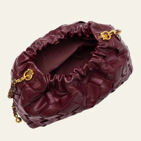 The Portofino Woven Chain Shoulder Bag