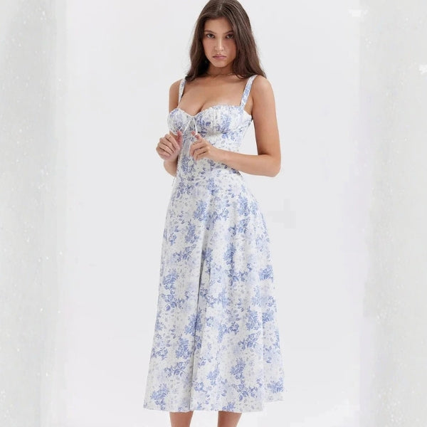 The Sorrento Bustier-Style Midi Dress
