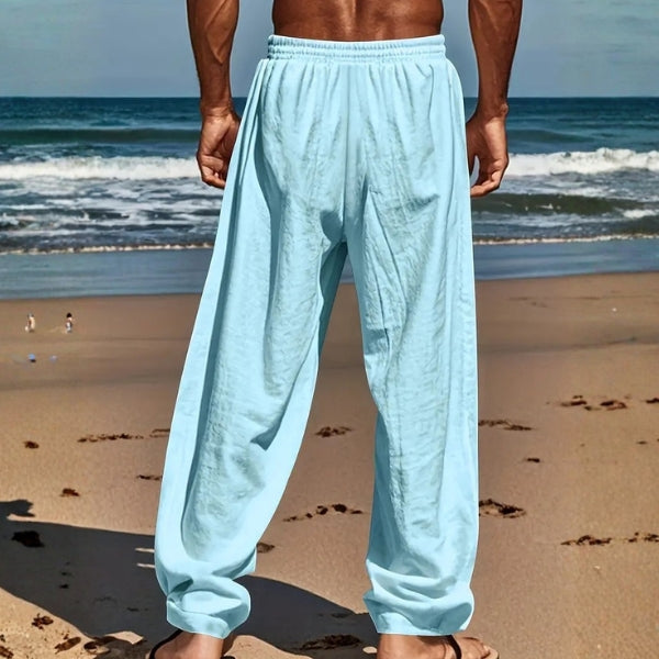 The Malibu Drawstring Eco-Linen Trousers