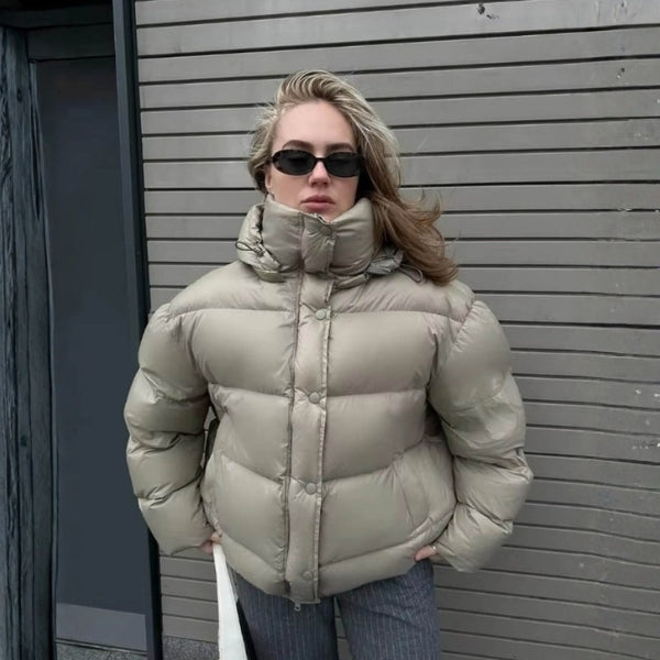 The Aspen Hooded Quilted Puffer Jacket