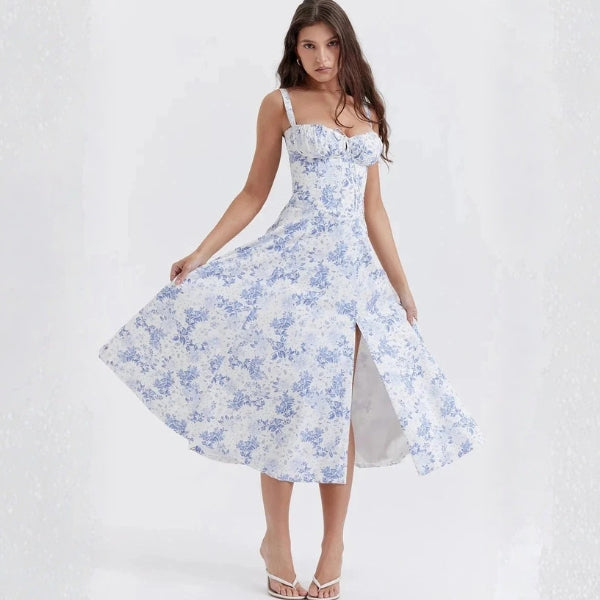 The Sorrento Bustier-Style Midi Dress