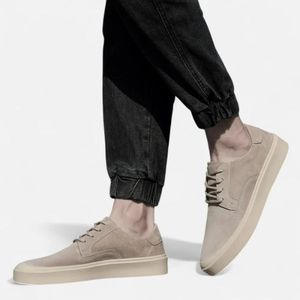 The Lisbon Suede Lace-Up Sneaker