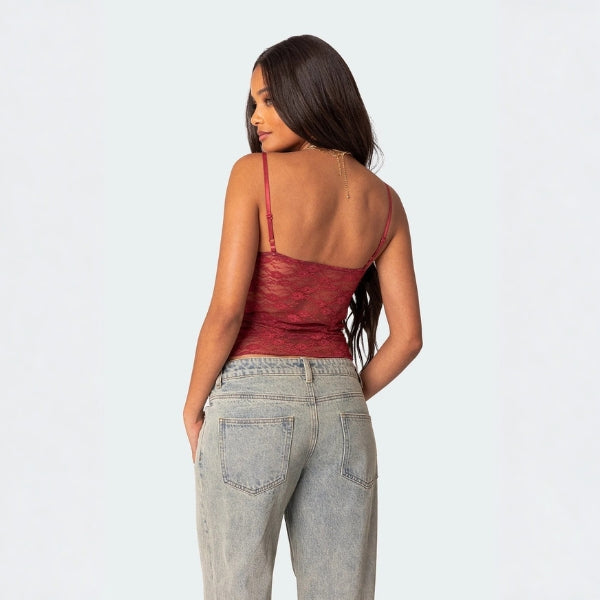 The Amara Delicate Lace-Inspired Cami