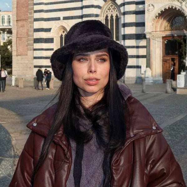The Montmartre Faux-Fur Bucket Hat
