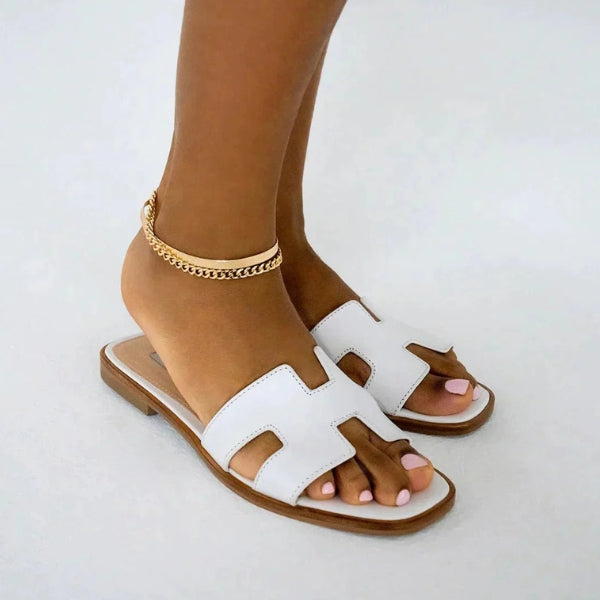The Riviera H-Strap Flat Sandals