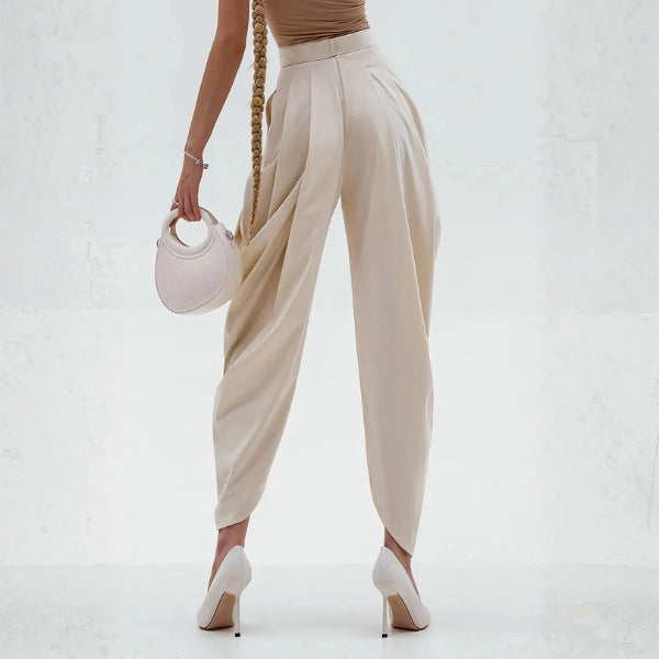 The Amalfi Draped Pleat Trousers