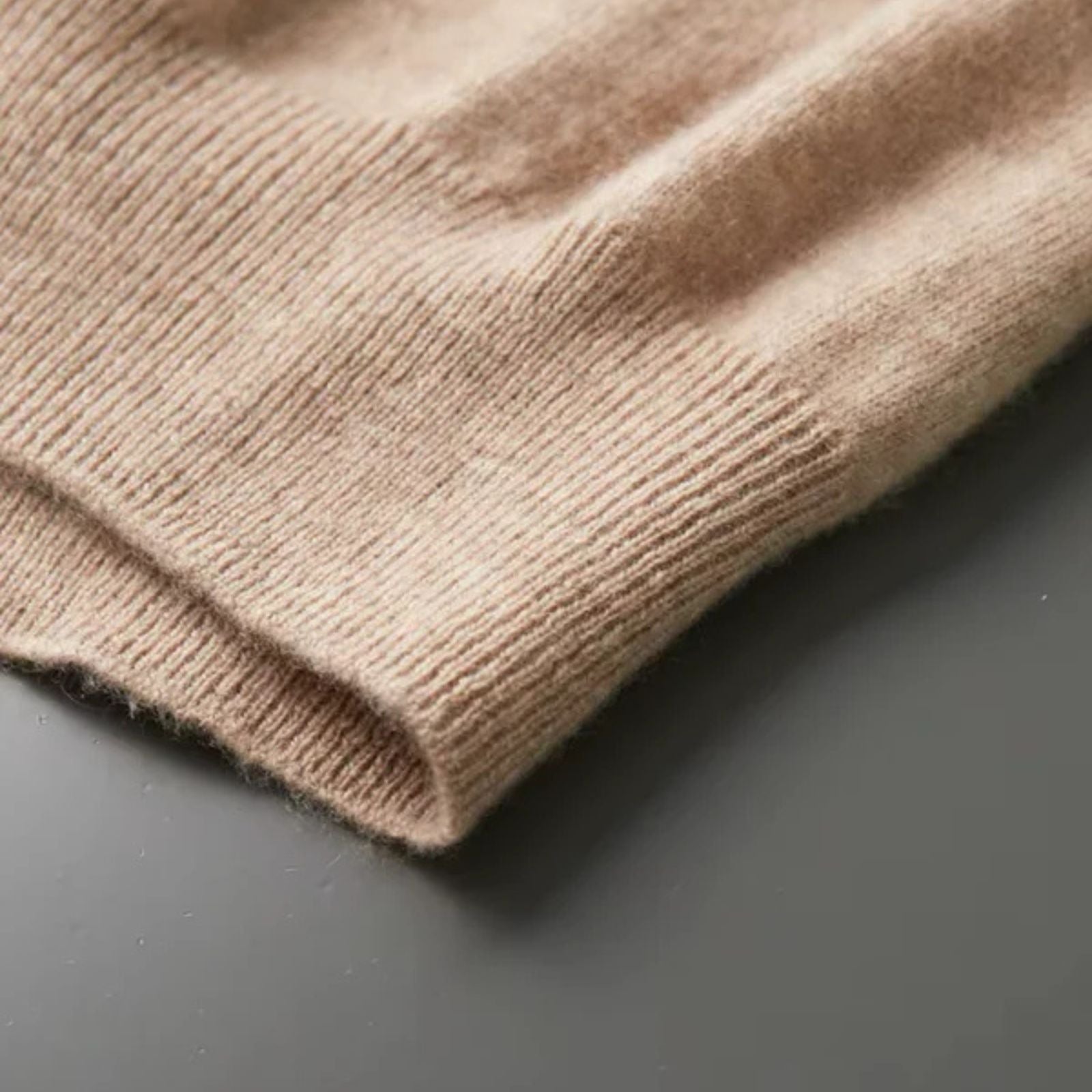 The Vienna Cashmere Mock Neck T-Shirt