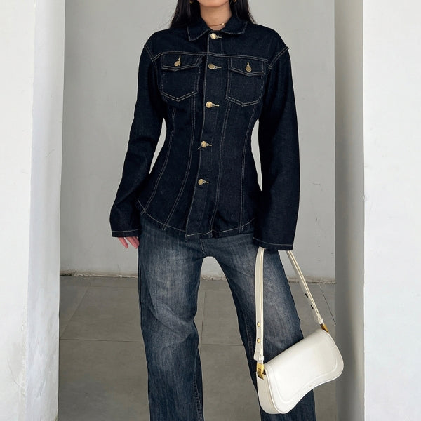 The Valencia Structured Denim Jacket