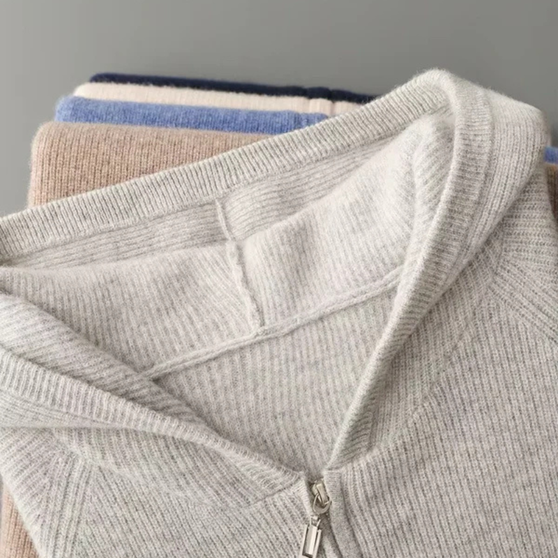 The Lucerne Merino Zip Hoodie