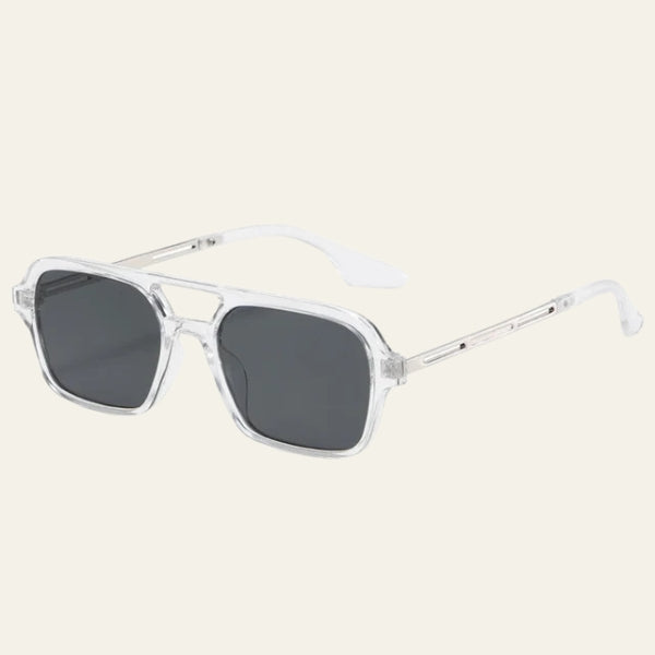 The Capri Double-Bridge Square Sunglasses