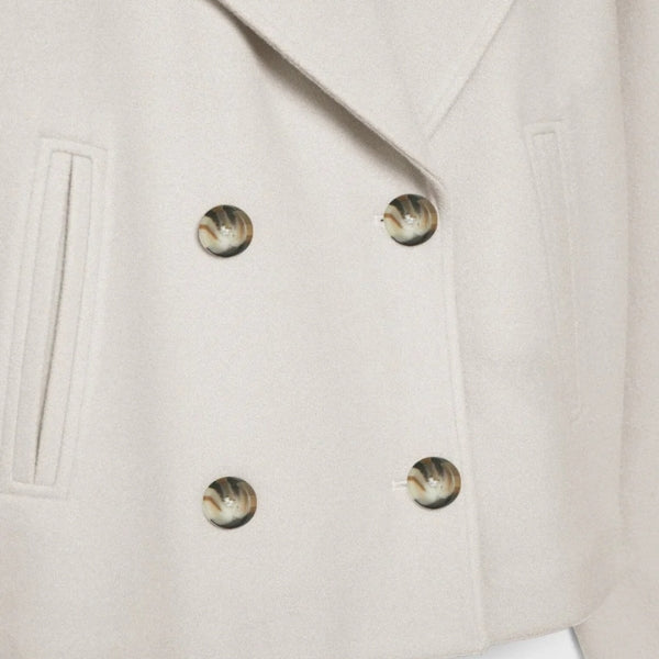 The Riviera Cropped Double-Breasted Jacket