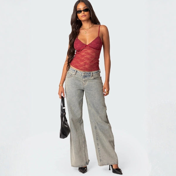 The Amara Delicate Lace-Inspired Cami