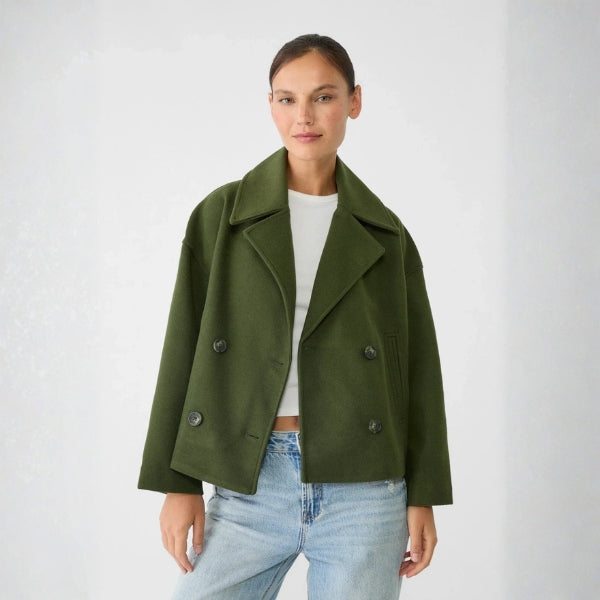 The Copenhagen Wool Cropped Coat
