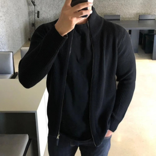 The Lucerne Zip Knit Vest