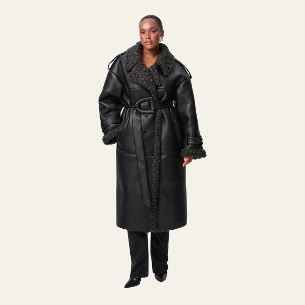 The St. Moritz Shearling Long Coat