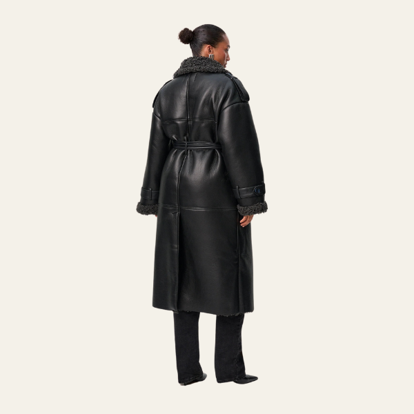 The St. Moritz Shearling Long Coat