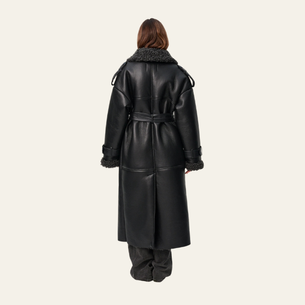 The St. Moritz Shearling Long Coat